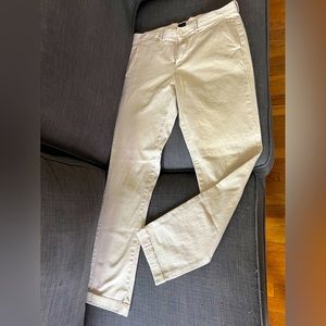 J. Crew Stretch off-white 34 x 34 pants, never worn. No defects.